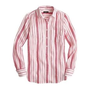 J. CREW Striped Popover